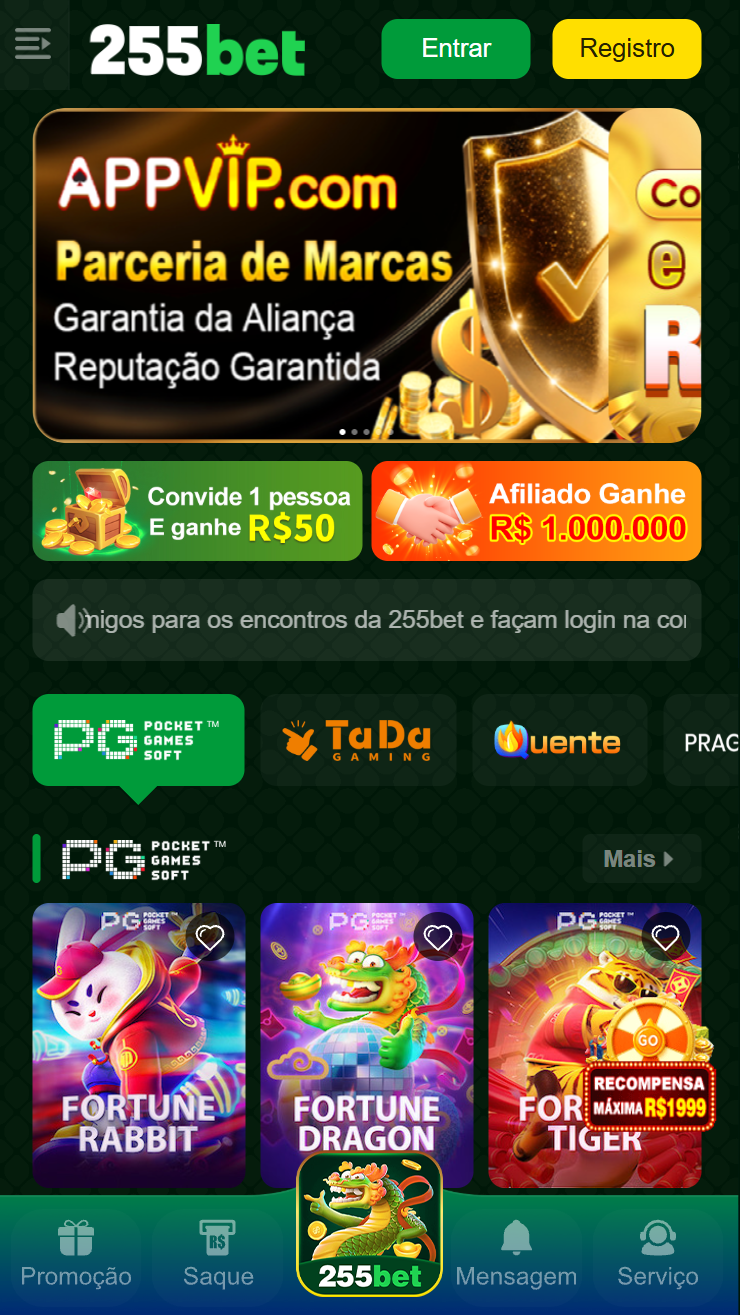 APP oficial da 255bet.com para mobile